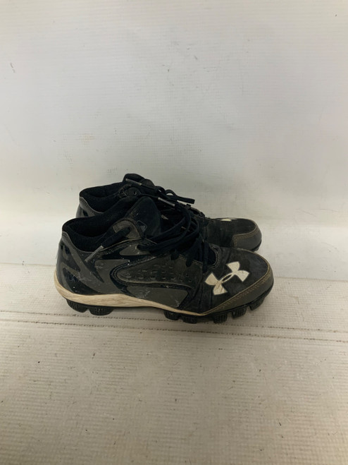 Vist Large View of Product Image Which is Used Under Armour MLB BB/SB Cleats Black Junior 02