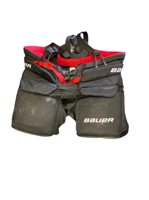 Vist Large View of Product Image Which is Used Bauer VAPOR X2.8 GOAL PANT Senior Goalie Pant Black XL