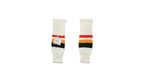 Vist Large View of Product Image Which is Used TPS Hockey Hockey Sock Black/Orange/White 24"