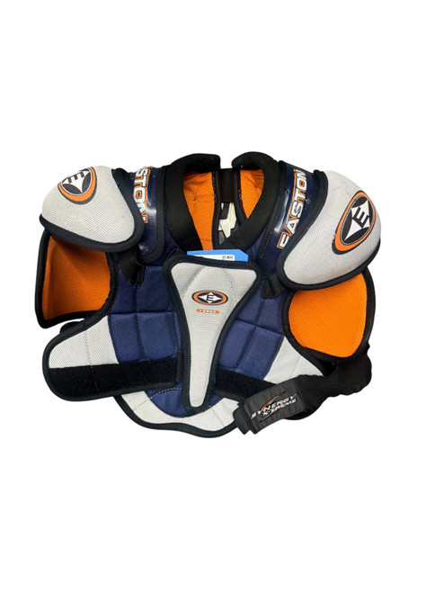 Vist Large View of Product Image Which is Used Easton SYNERGY XTREME Junior Shoulder Pads LG