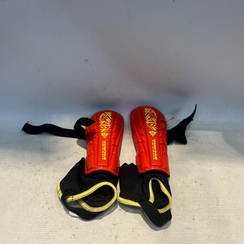 Vist Large View of Product Image Which is Used Vizari Soccer Shin Guards Youth Red Youth
