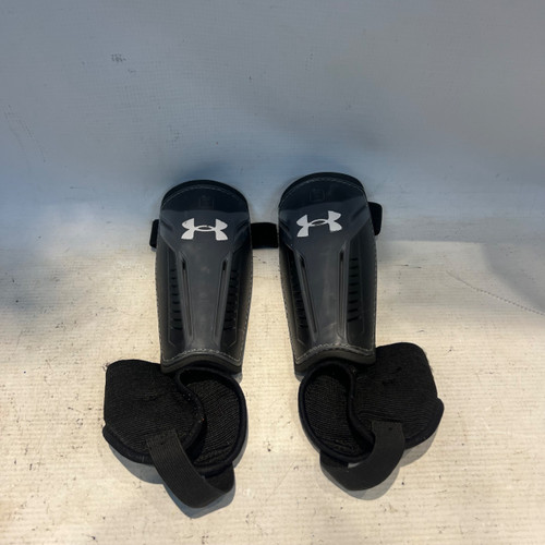 Vist Large View of Product Image Which is Used Under Armour Soccer Shin Guards Junior Black Youth