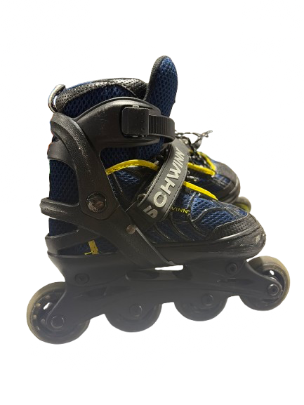 Vist Large View of Product Image Which is Used Schwinn SCHWINN ROLLER BLADES ADJ SZ 1/4 Senior Roller Quad Skates Navy Blue Senior 4
