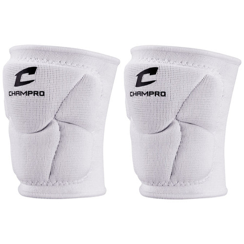 Vist Large View of Product Image Which is Champro Pro Plus Volleyball Knee Pads, White