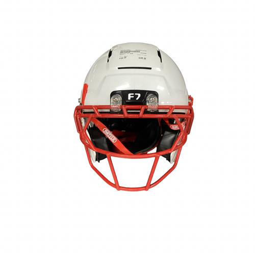 Vist Large View of Product Image Which is Used Schutt F7 AIR FB Helmet White SM