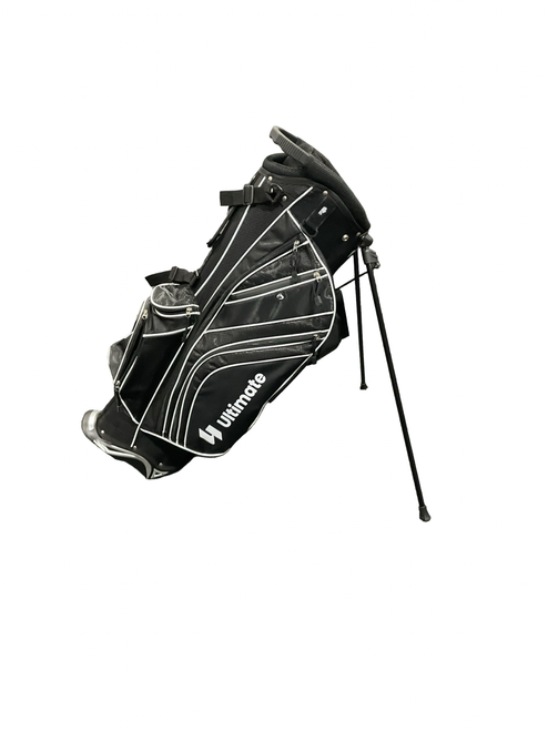 Vist Large View of Product Image Which is Used ULTIMATE 6 HOLE GOLF BAG Mens Stand Bag Black