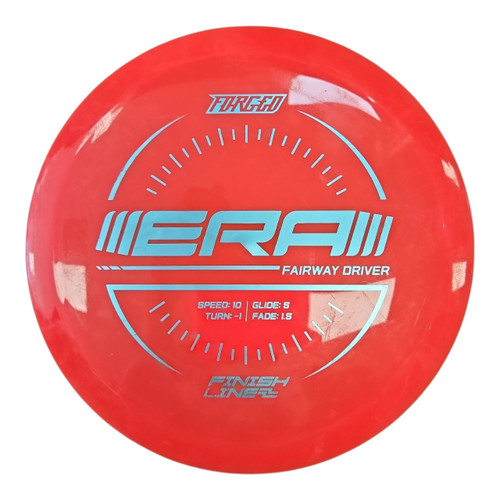 Vist Large View of Product Image Which is Used Finish Line ERA Disc Golf Driver Red 169g