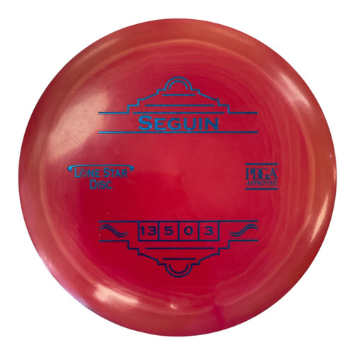 Vist Large View of Product Image Which is Used Lone Star Disc SEGUIN Disc Golf Driver Red 170g