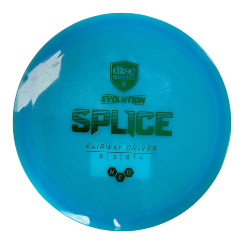 Vist Large View of Product Image Which is Used Discmania NEO SPLICE Disc Golf Driver Royal Blue 173g