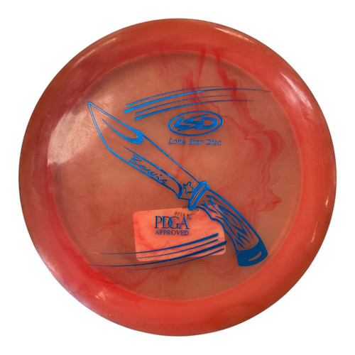 Vist Large View of Product Image Which is Used Lone Star Disc BOWIE Disc Golf Driver Red 175g