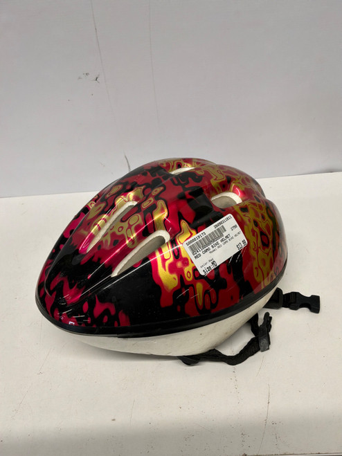 Vist Large View of Product Image Which is Used RED CAMO BIKE HELMET Bike Helmet Red MD