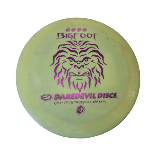 Vist Large View of Product Image Which is Used DAREDEVIL BIGFOOT Disc Golf Driver Yellow