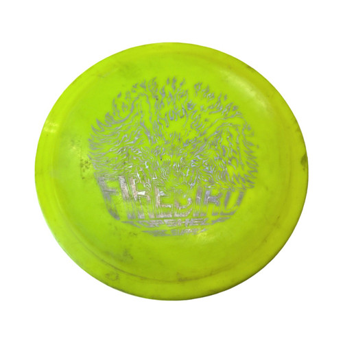 Vist Large View of Product Image Which is Used Innova FIREBIRD TOP SHELF Disc Golf Driver Yellow