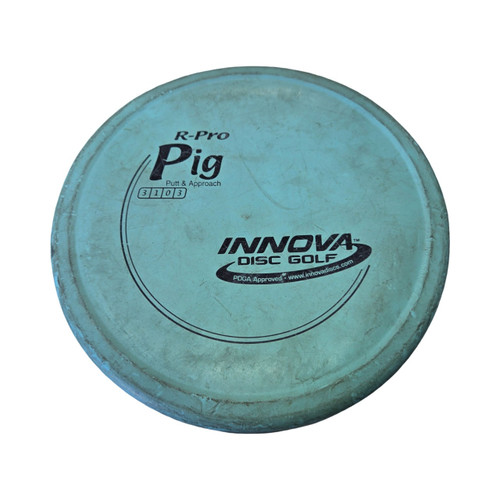 Vist Large View of Product Image Which is Used Innova R-PRO PIG Disc Golf Putter Turquoise