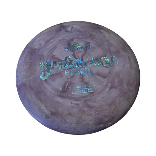 Vist Large View of Product Image Which is Used Discraft JAWBREAKER ROACH Disc Golf Putter Purple