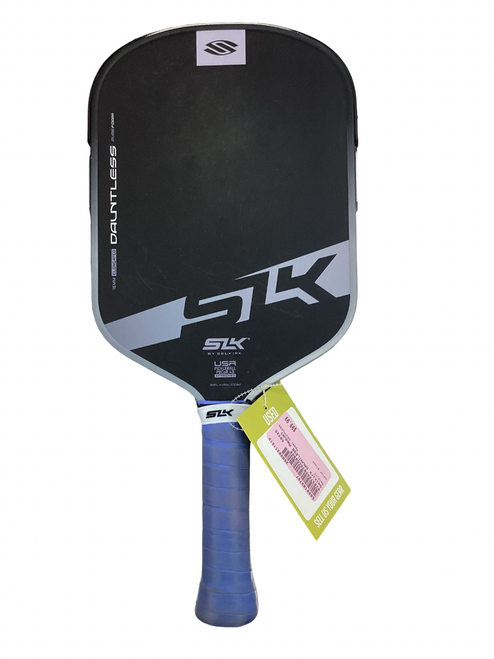 Vist Large View of Product Image Which is Used Selkirk DAUNTLESS Pickleball Racquet Black