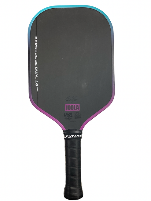 Vist Large View of Product Image Which is Used JOOLA PERSEUS 3S Pickleball Racquet Purple