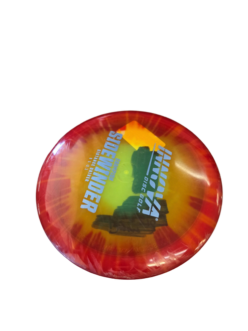 Vist Large View of Product Image Which is Used Innova CHAMPION SIDEWINDER DRIVER Disc Golf Driver Red