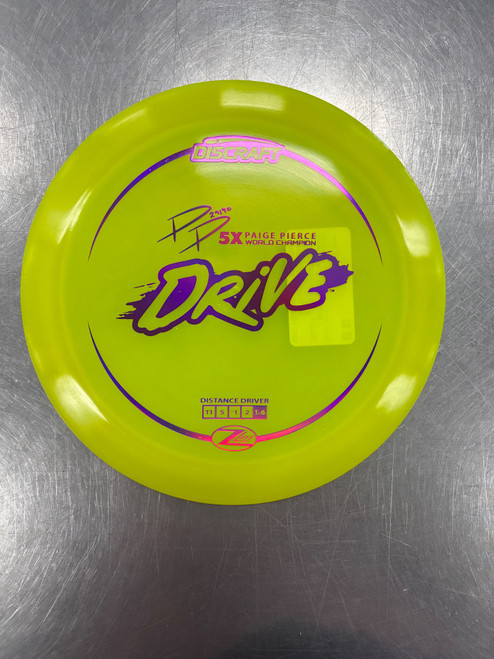 Vist Large View of Product Image Which is Used Discraft Z LITE DRIVE Disc Golf Driver Yellow