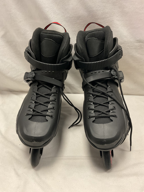 Vist Large View of Product Image Which is Used Rollerblade RB80 Senior Roller Quad Skates Black Senior 12