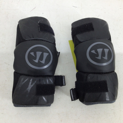Vist Large View of Product Image Which is Used Warrior BURN NEXT YOUTH MD ARM PADS Lacrosse Arm Pads/Guards Black MD