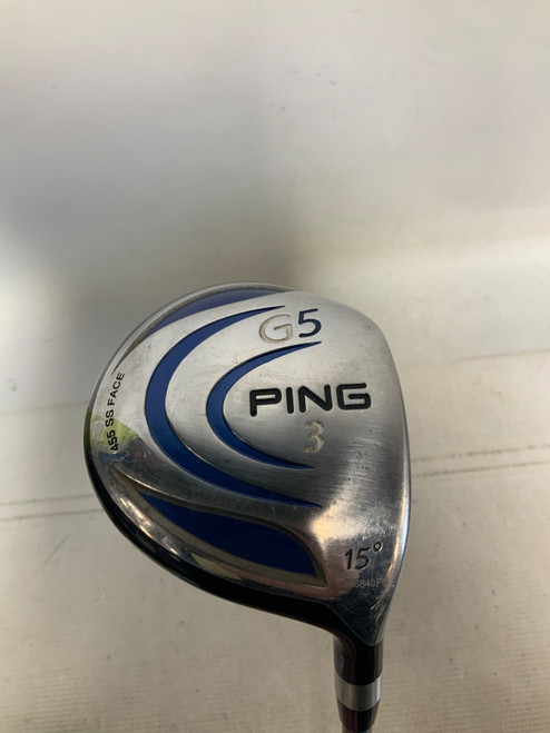 Vist Large View of Product Image Which is Used Ping G5 Mens Fairway Wood RH 3 Wood