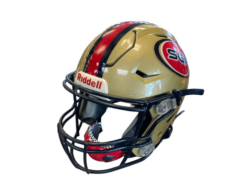 Vist Large View of Product Image Which is Used Riddell SPEEDFLEX FB Helmet Gold MD