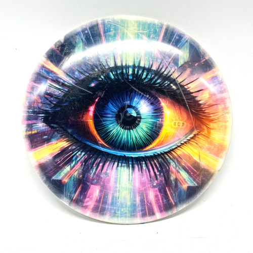 Vist Large View of Product Image Which is Used Dynamic Discs ALL SEING EYE FUZION BEAR Disc Golf Driver None 174g