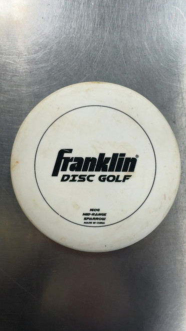 Vist Large View of Product Image Which is Used Franklin RT SPARROW Disc Golf Mid Range White