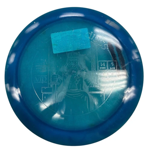 Vist Large View of Product Image Which is Used Westside KING Disc Golf Driver Royal Blue