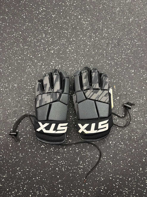 Vist Large View of Product Image Which is Used STX STALLION 75 Lacrosse Gloves Mens Black MD