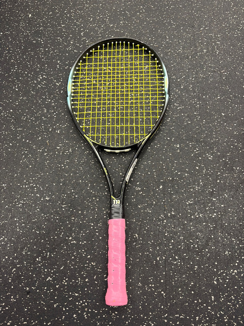 Vist Large View of Product Image Which is Used Wilson RAKATTAK Adult Tennis Racquet Black Unknown