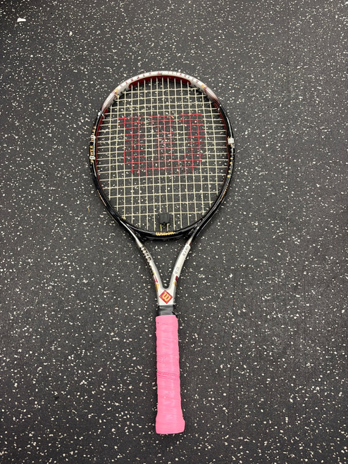 Vist Large View of Product Image Which is Used Wilson HAMMER Adult Tennis Racquet None 4"