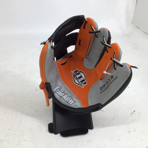 Vist Large View of Product Image Which is Used Franklin RTP 8.5 IN RHT BB GLOVE BB/SB Glove RH Throw Orange 8"