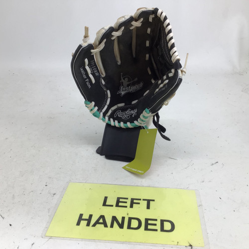 Vist Large View of Product Image Which is Used Rawlings 11 IN FASTPITCH LHT GLOVE BB/SB Glove LH Throw White 11"