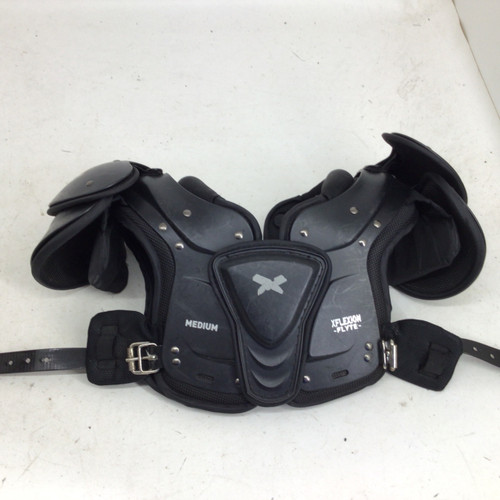 Vist Large View of Product Image Which is Used Xenith XFLEXION FLYTE MD SHOULDER PADS FB Shoulder Pads Black MD