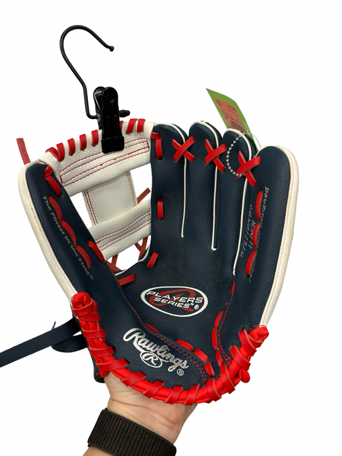 Vist Large View of Product Image Which is Used Rawlings PLAYER SERIES BB/SB Glove RH Throw Navy Blue 11"