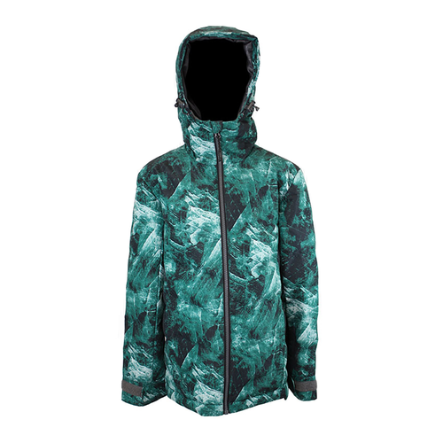 Vist Large View of Product Image Which is New Turbine Sidecut Winter Jacket Deep Forest- Boys' LG