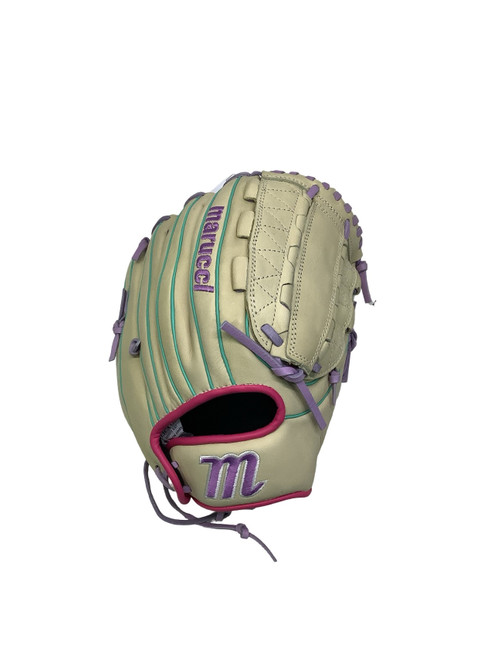 Vist Large View of Product Image Which is New Marucci ACADIA 45K9FP DUAL HINGE RH Throw Fastpitch Gloves None 12"