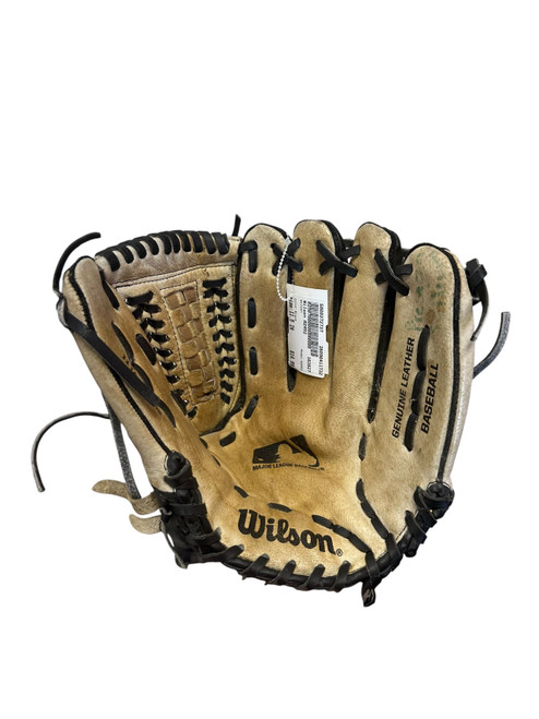 Vist Large View of Product Image Which is Used Wilson A2452 BB/SB Glove RH Throw Black 11 1/2"