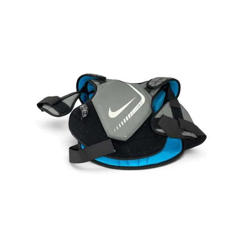 Vist Large View of Product Image Which is Used Nike VAPOR LT Lacrosse Shoulder Pads Grey LG