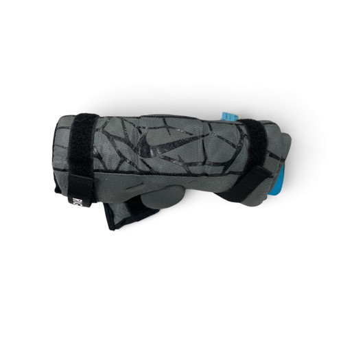 Vist Large View of Product Image Which is Used Nike VAPOR LT Lacrosse Arm Pads/Guards Grey LG