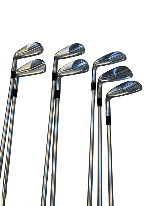 Vist Large View of Product Image Which is Used Cobra PWRSHELL Mens Iron Set LH 5I-GW/AW