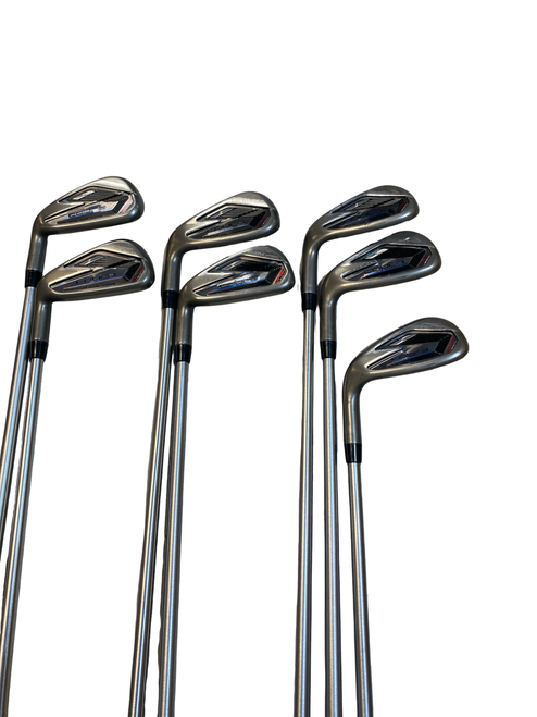 Vist Large View of Product Image Which is Used Cobra PWR BRIDGE Mens Iron Set LH 5I-GW/AW