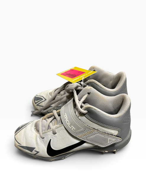 Vist Large View of Product Image Which is Used Nike TROUT BB/SB Cleats Grey Junior 03