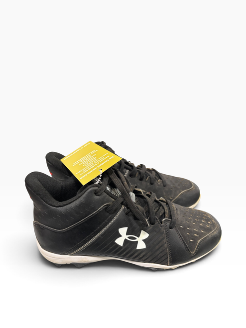 Vist Large View of Product Image Which is Used Under Armour BASEBALL BB/SB Cleats Black Senior 6
