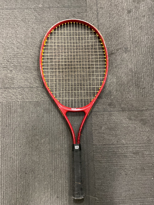 Vist Large View of Product Image Which is Used Wilson ADVANTAGE Junior Tennis Racquet Red 25"