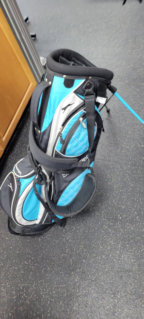Vist Large View of Product Image Which is Used Slazenger 5 WAY STAND BAG Mens Stand Bag Royal Blue