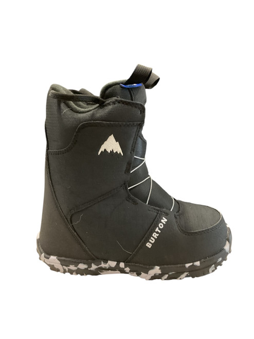 Vist Large View of Product Image Which is Used Burton GROM BOA SZ 3 Boys Snowboard Boots Black Junior 03