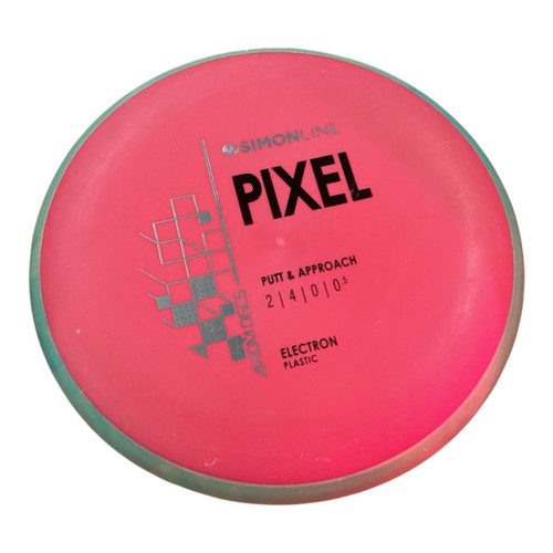 Vist Large View of Product Image Which is Used Axiom ELECTRON PIXEL Disc Golf Putter Red